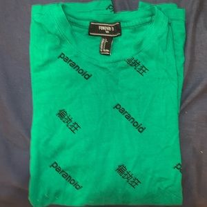 paranoid forever 21 shirt